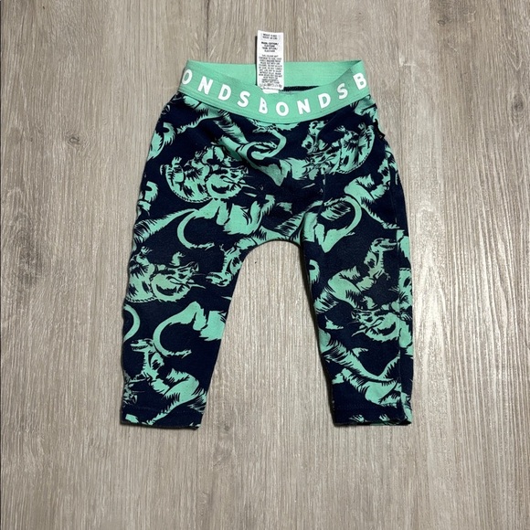 Bonds Baby Leggings with Mint Tiger Design - Picture 1 of 1